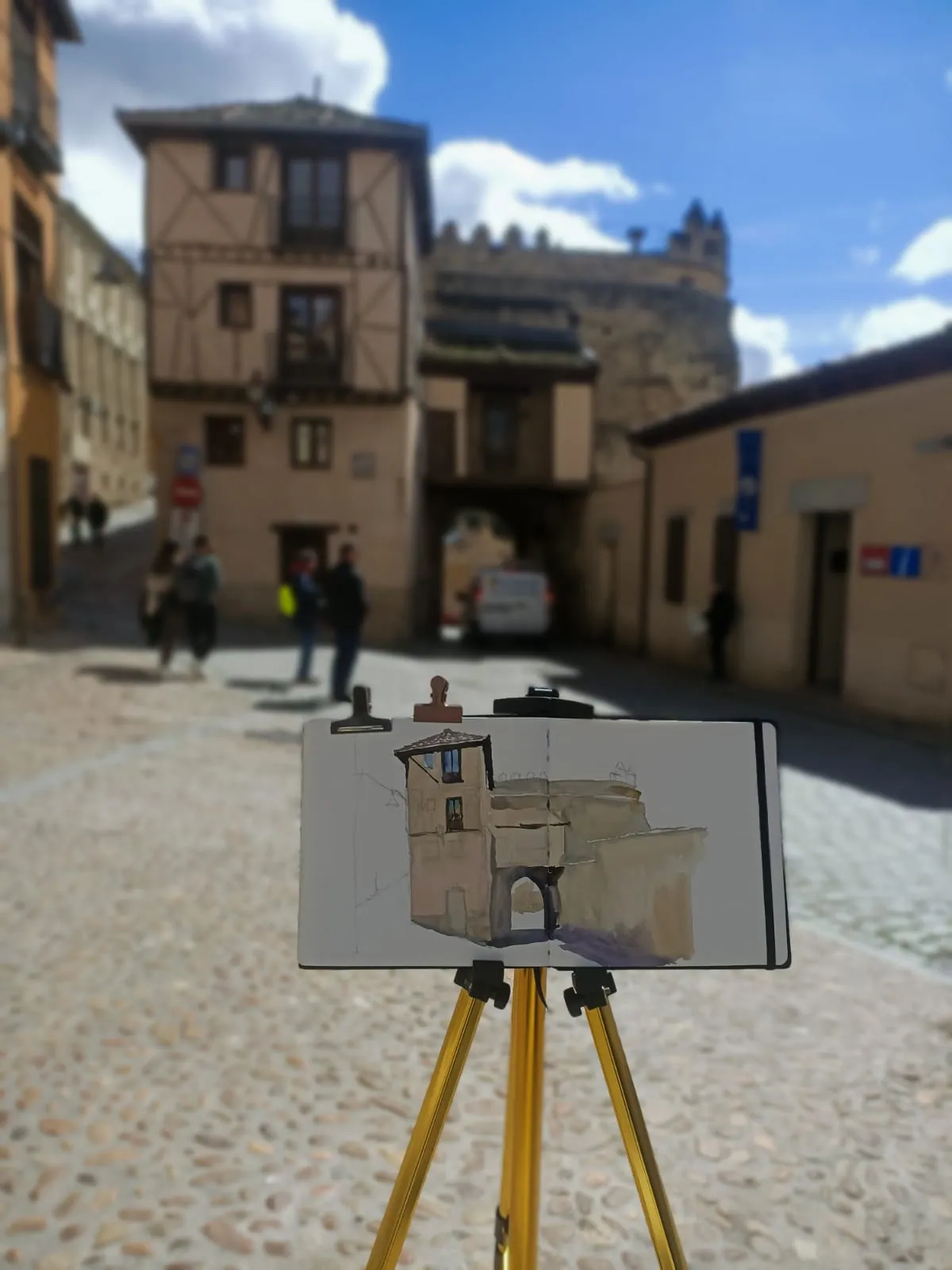 Dibujo al aire libre